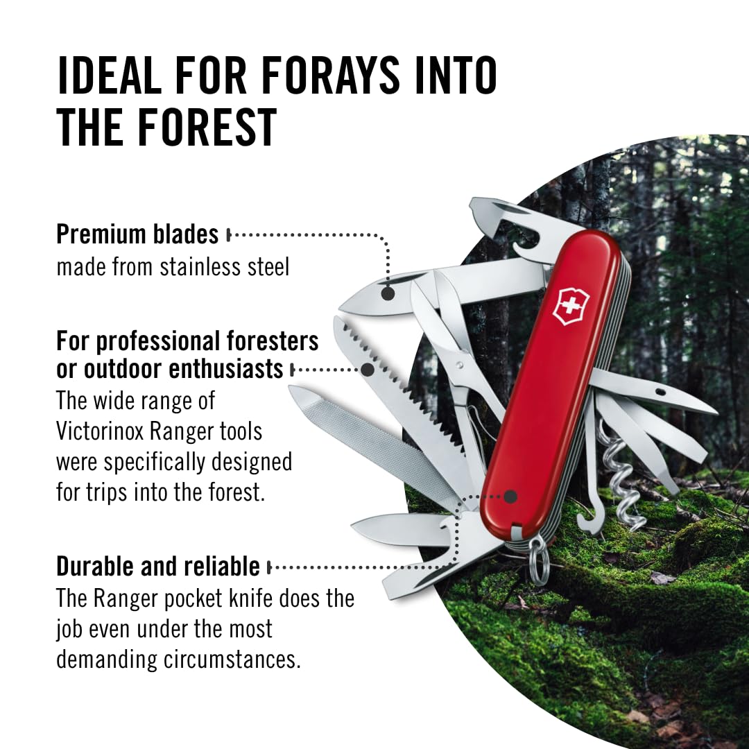 Victorinox Ranger tweezers and toothpick for field care and cleanliness
