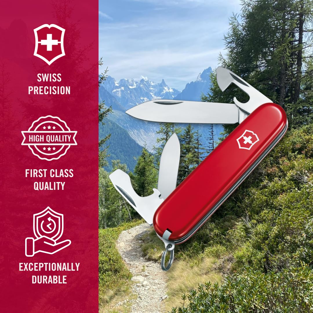 Victorinox Recruit pocket carry with slim profile for daily use.