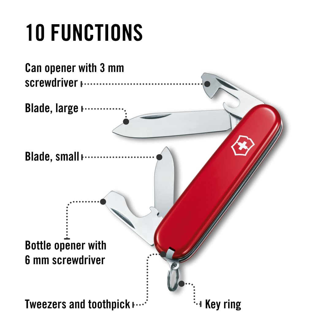 Victorinox Recruit screwdriver blade deployed for simple repairs on the go.