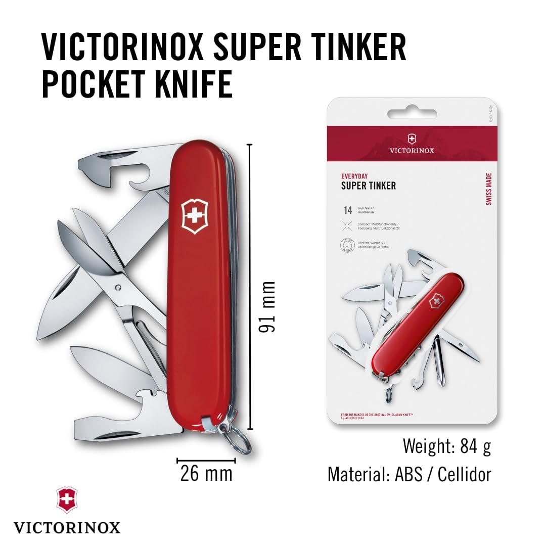 Victorinox Super Tinker, Phillips screwdriver in action for repairs.