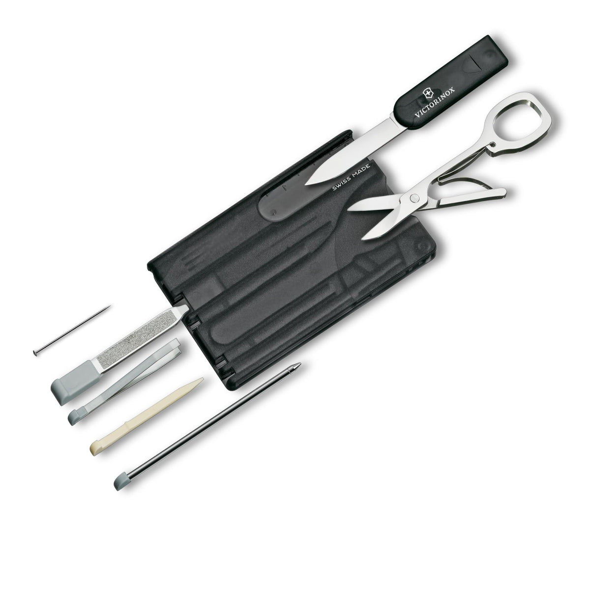 Victorinox SwissCard Onyx small blade ready for use