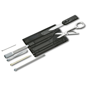 Victorinox SwissCard Onyx tools exposed for daily tasks