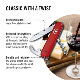 Victorinox Waiter knife 84mm pocket size for everyday carry.