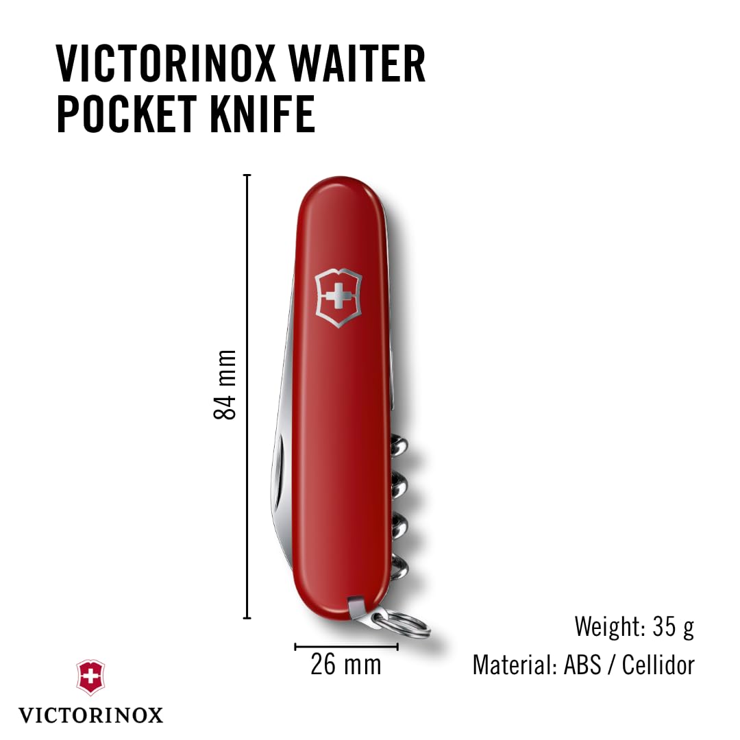 Victorinox Waiter knife bottle opener ready for beverages and toast moments.