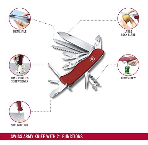 Victorinox Work Champ pliers open for gripping and tightening.