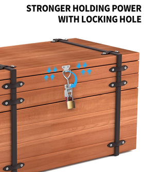 Vicuna R latch delivers up to 550 lbs holding power for tough closures.