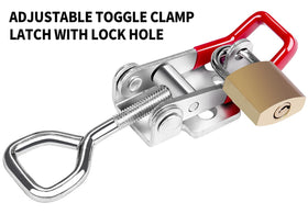 Vicuna R adjustable-length toggle latch enables precise clamping reach.