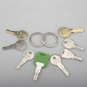 VIDABTE A126 key for electrical panel locks and selector switches used in testing.