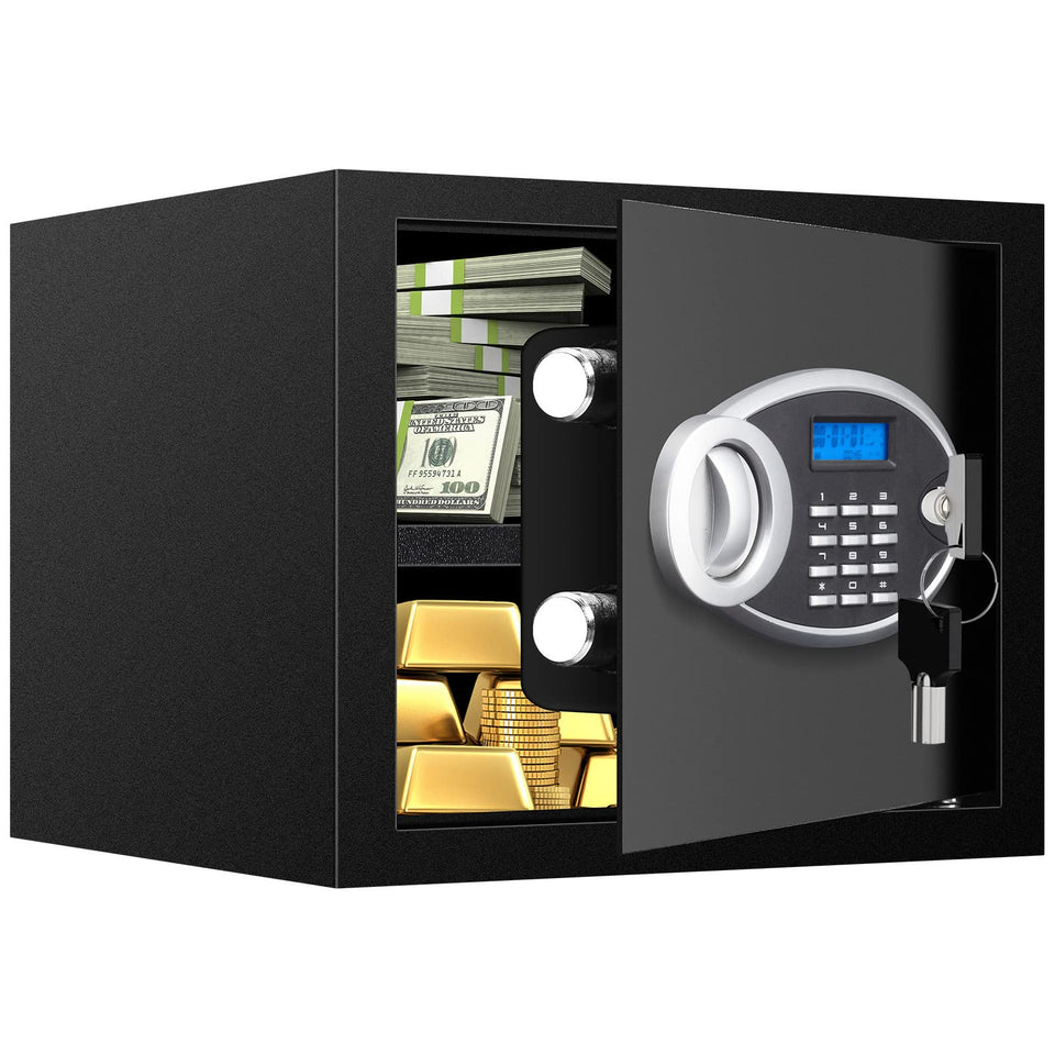 VIDXCVIT compact exterior dimensions shown for discreet bedside or closet placement.