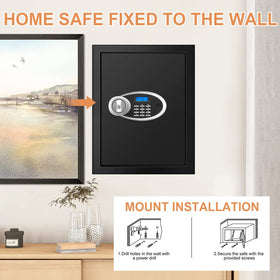 VIDXCVIT home safe compact dimensions fit in many spaces.