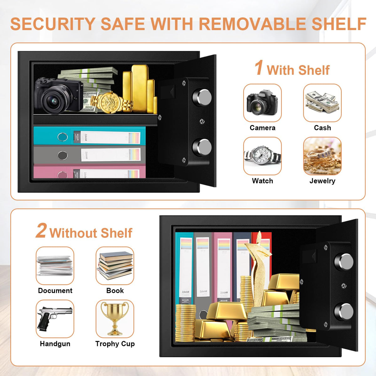 VIDXCVIT spare keys included for emergency access.