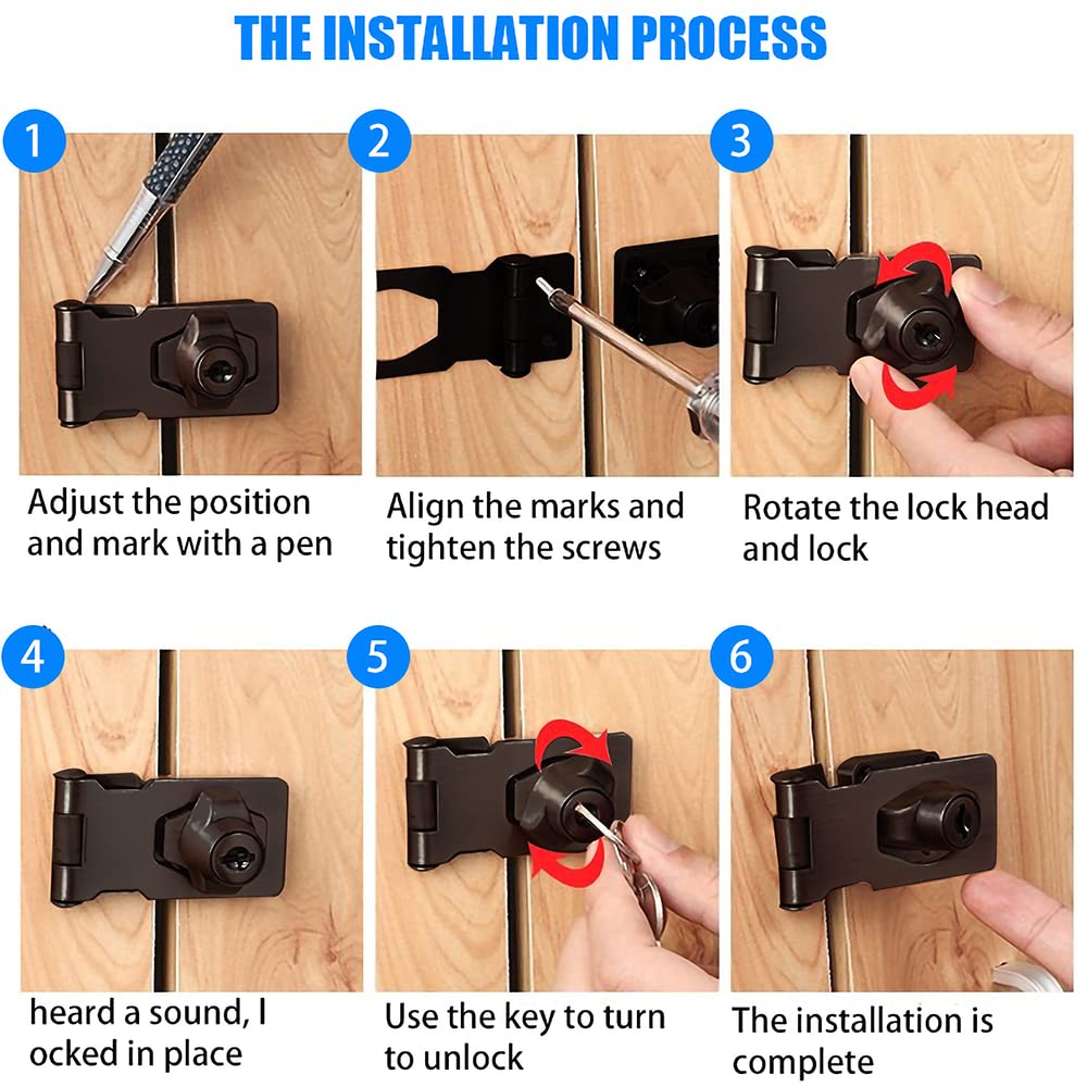 VIDYSUFYR door latch suitable for doors, cabinets, chests and gates