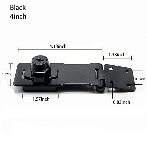VIDYSUFYR keyed hasp lock with included keys for doors and gates