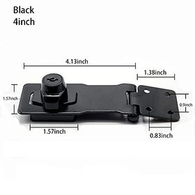 VIDYSUFYR keyed hasp lock with included keys for doors and gates