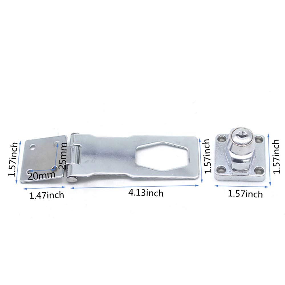 VIDYSUFYR hasp with two keys ready for tool box or locker security