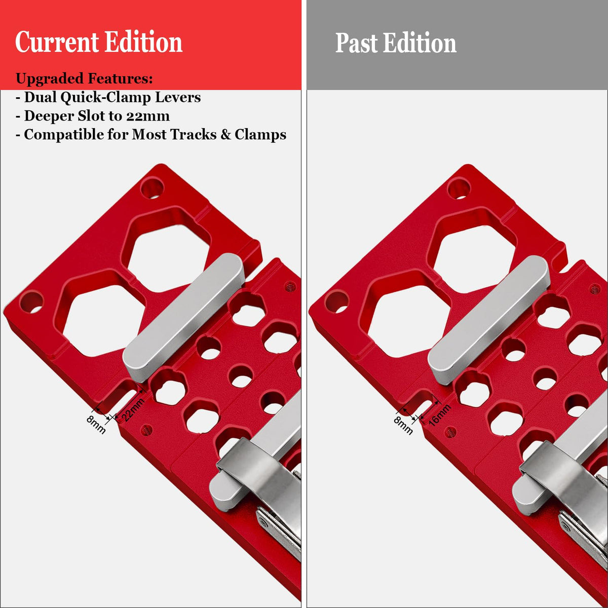 ViewReal sturdy aluminum and stainless steel construction resists wear for workshop use.