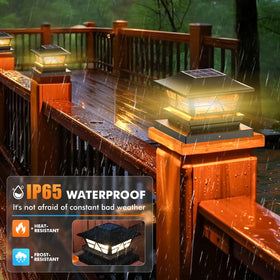 Viewsun 360-degree illumination delivers comprehensive lighting around each post.