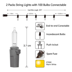 Vigdur end connector enabling extension to three strands for larger setups.