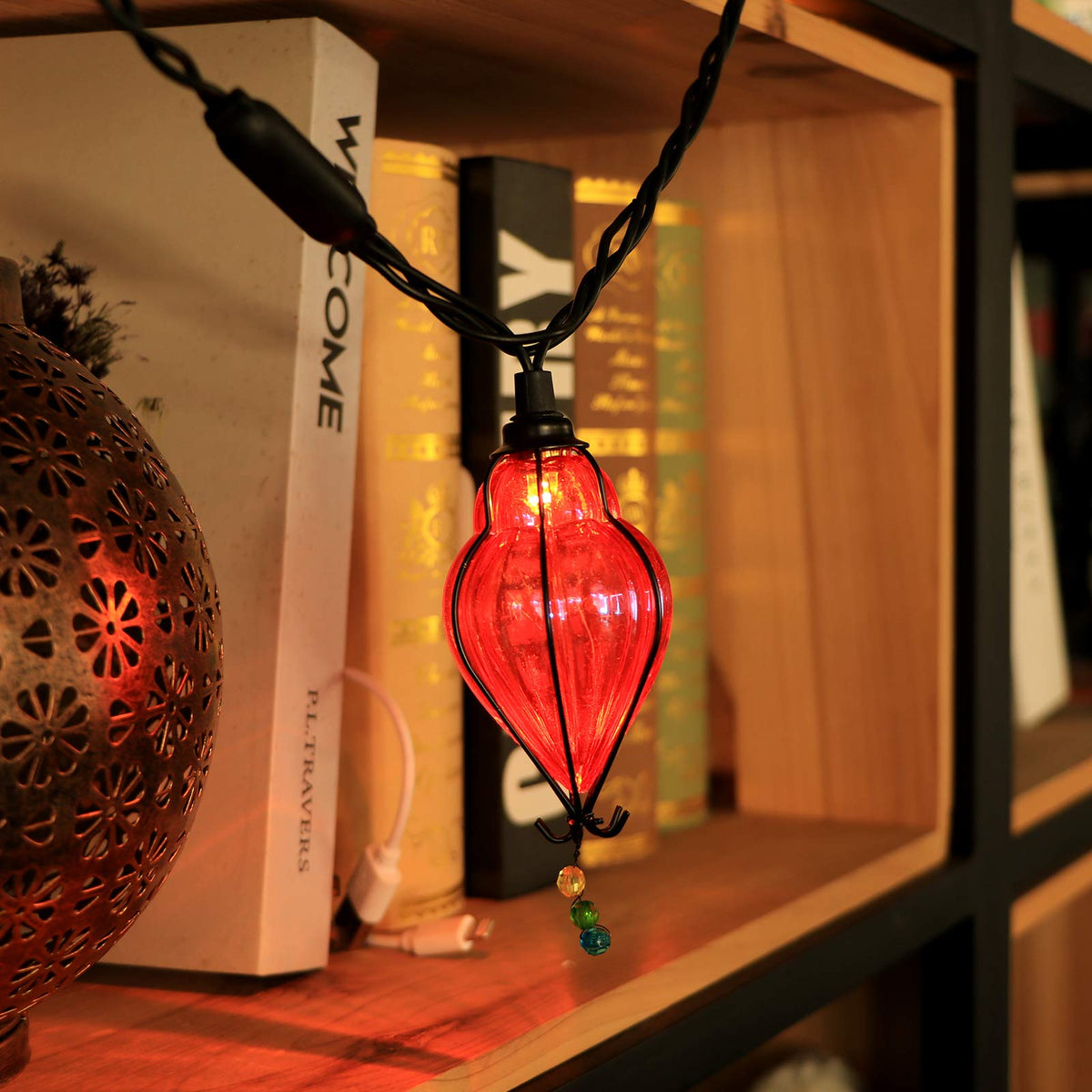 Vigdur plug-in patio string lights for easy setup