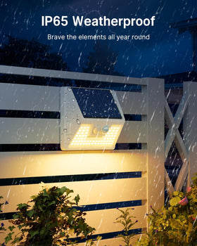 vighep 2Pack White Solar Lights guide driveway and path at night