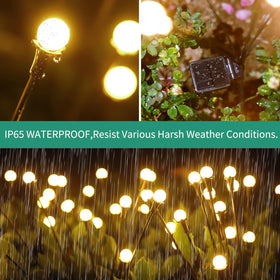 Vignuto wind-dancing fireflies effect lights for magical gardens