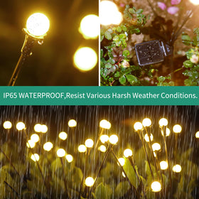 Vignuto solar lights automatically charge by day and illuminate at night.