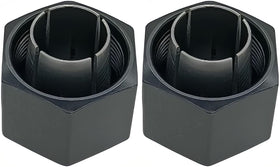 VIGORVIL half-inch router collet 2-pack fits Dewalt and Bosch routers for versatile setups.