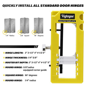 Vigtayue self centering hinge bit aligned screws with ease