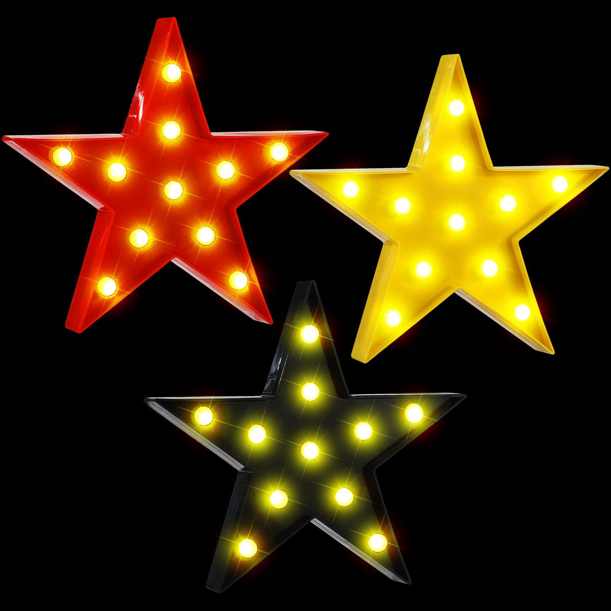 VIHOSE marquee star light warm desk setup ready for gifting.