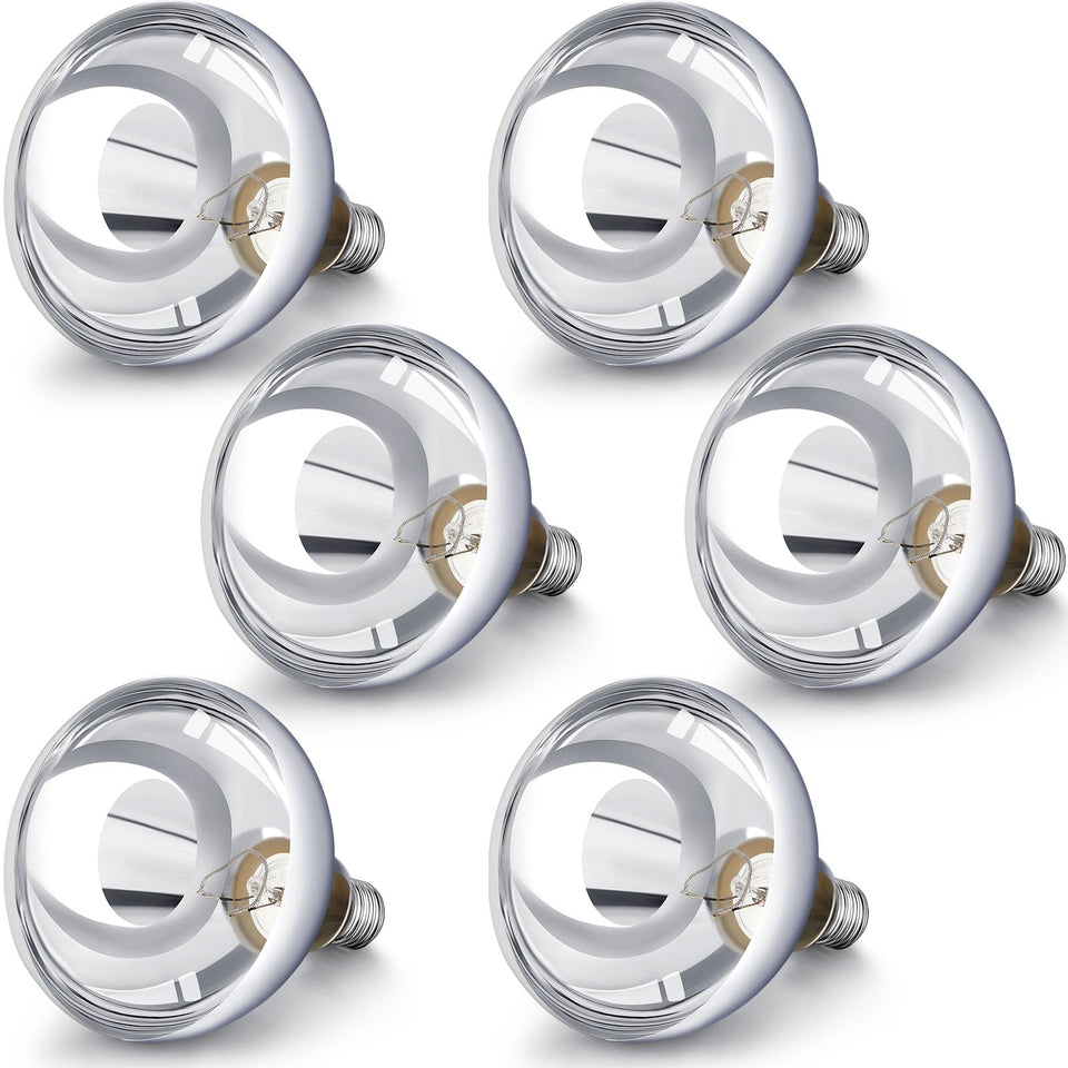VIHOSE heat lamp bulbs six-pack for easy installation and reliable warmth.