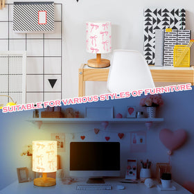 VIHOSE Bow Kids Table Lamp as nursery decor with soft illumination