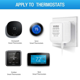 VIIVRIA thermostat power supply supports Ecobee, Sensi, and Honeywell