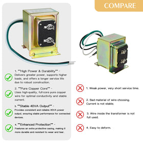 VIIVRIA 24V transformer powering multiple devices in a single home setup