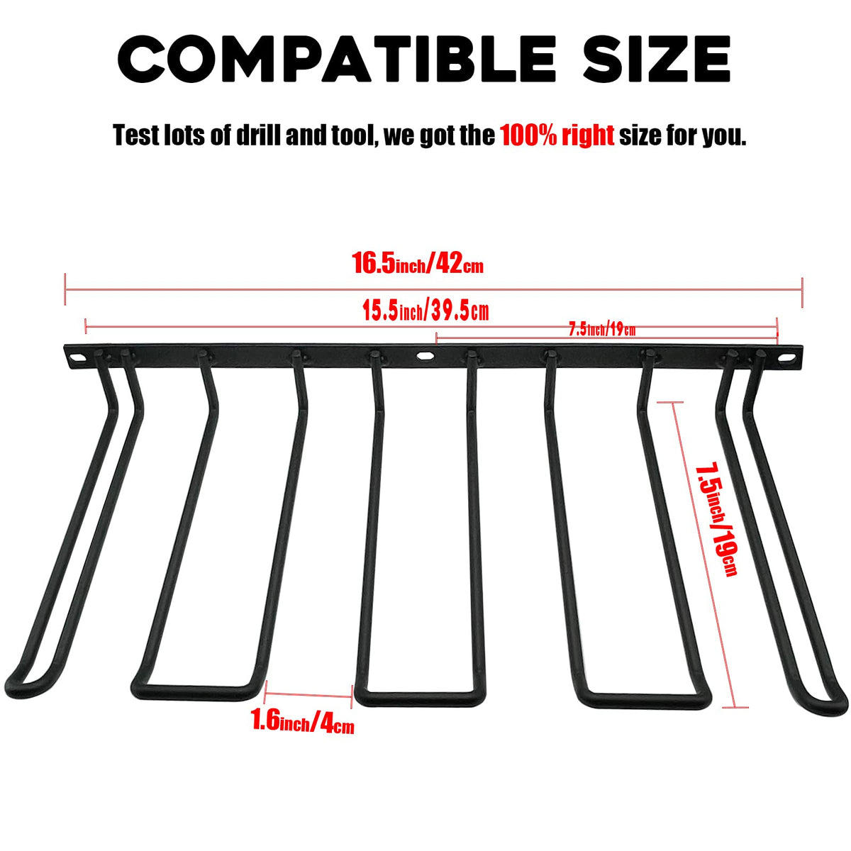 Vikerniel cordless tool shelf keeps batteries accessible.