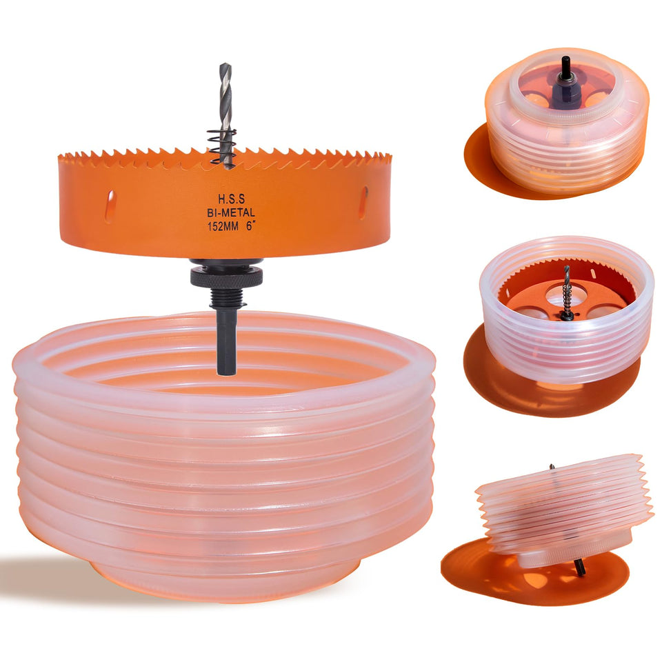 VIKITON 6-inch hole saw for precise drywall cuts and clean ceiling installations.
