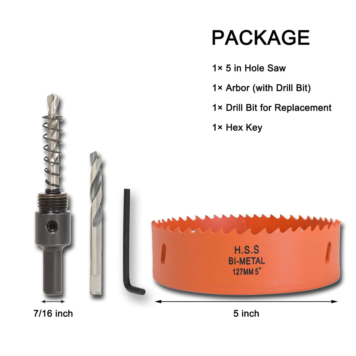 Close-up of VIKITON bi-metal hole saw teeth for durable cutting
