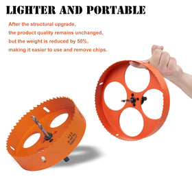 VIKITON bi-metal teeth deliver sharp, durable cuts across materials.