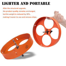 VIKITON bi-metal teeth deliver sharp, durable cutting across metal and wood.