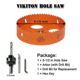 VIKITON easy-lock arbor setup lets you prepare quickly.
