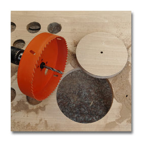 Deep gullets provide fast chip removal during drilling with VIKITON