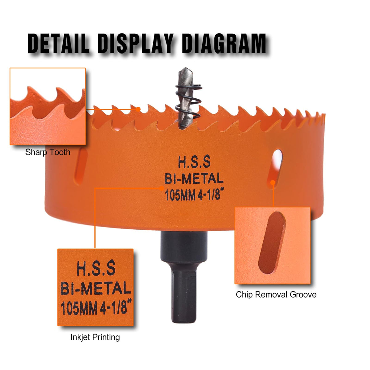 VIKITON included hex key and replacement bit simplify setup and maintenance.