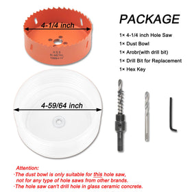 VIKITON arbor for hole saw ensures secure mounting