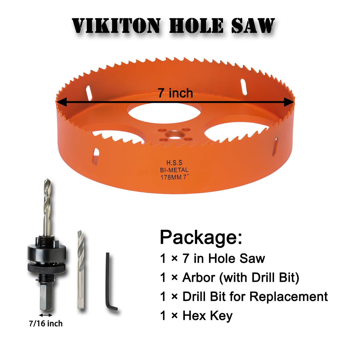VIKITON lightweight design reduces fatigue during drilling tasks.