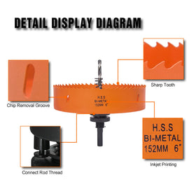 VIKITON replacement drill bit supports continued cutting performance.