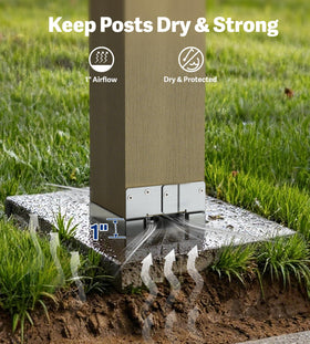 Electro-galvanized coating provides rust resistance for outdoor use