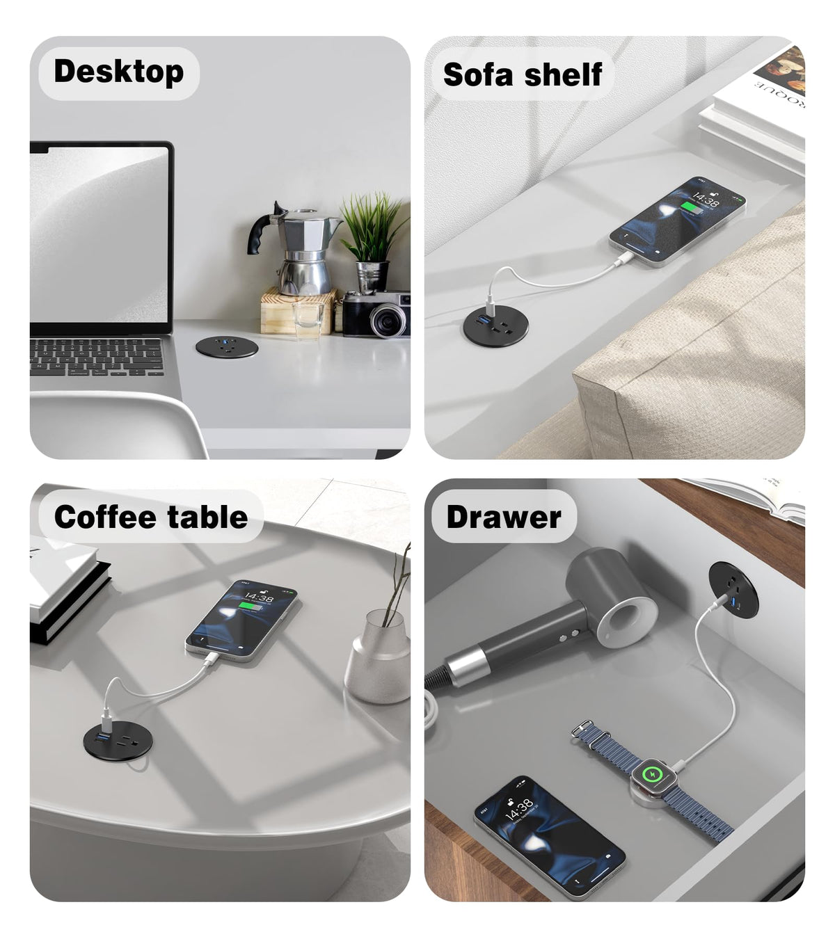 Vilong locking ring and installation hole ensure secure mounting.