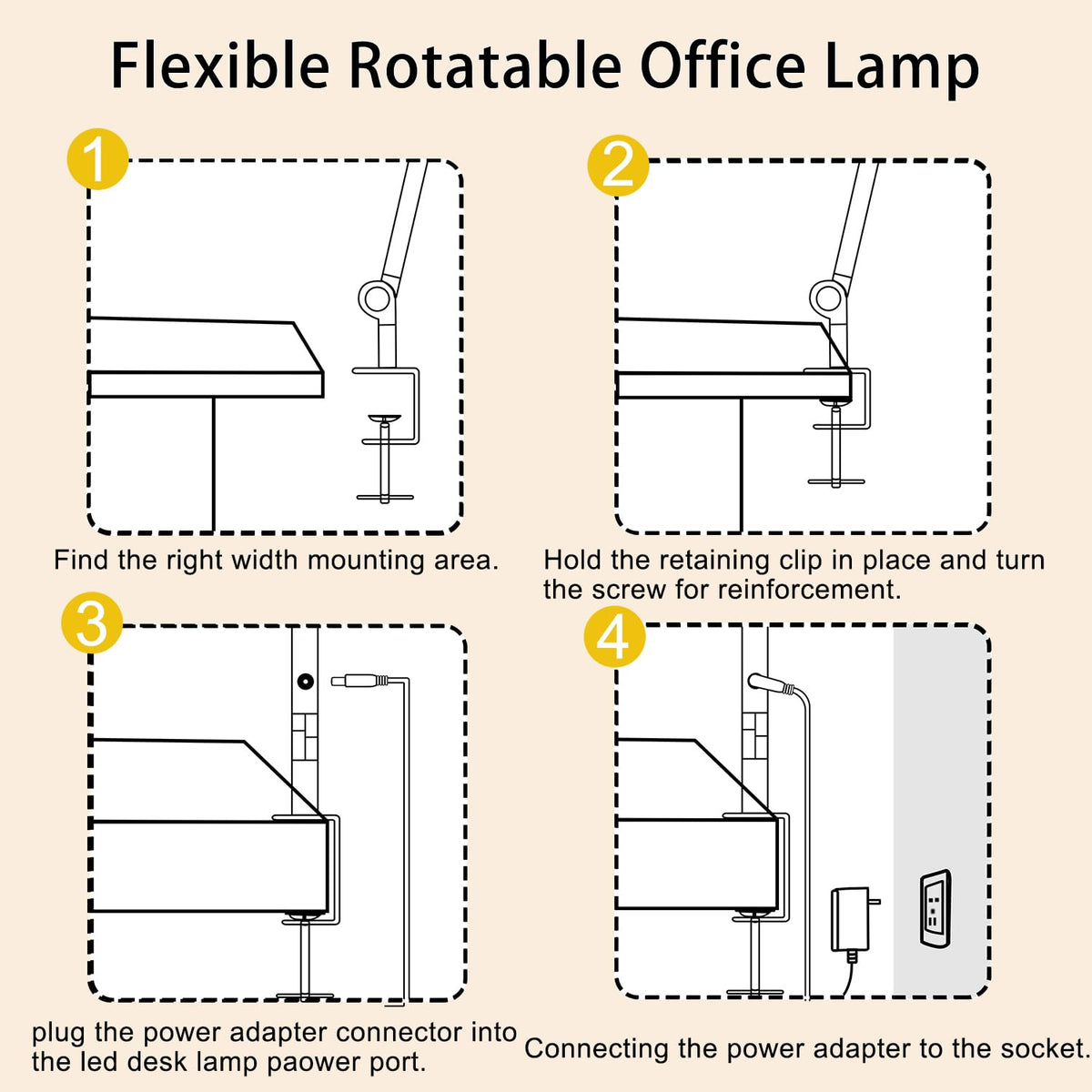 Vimeepro desk light memory function recalls last settings for convenience.
