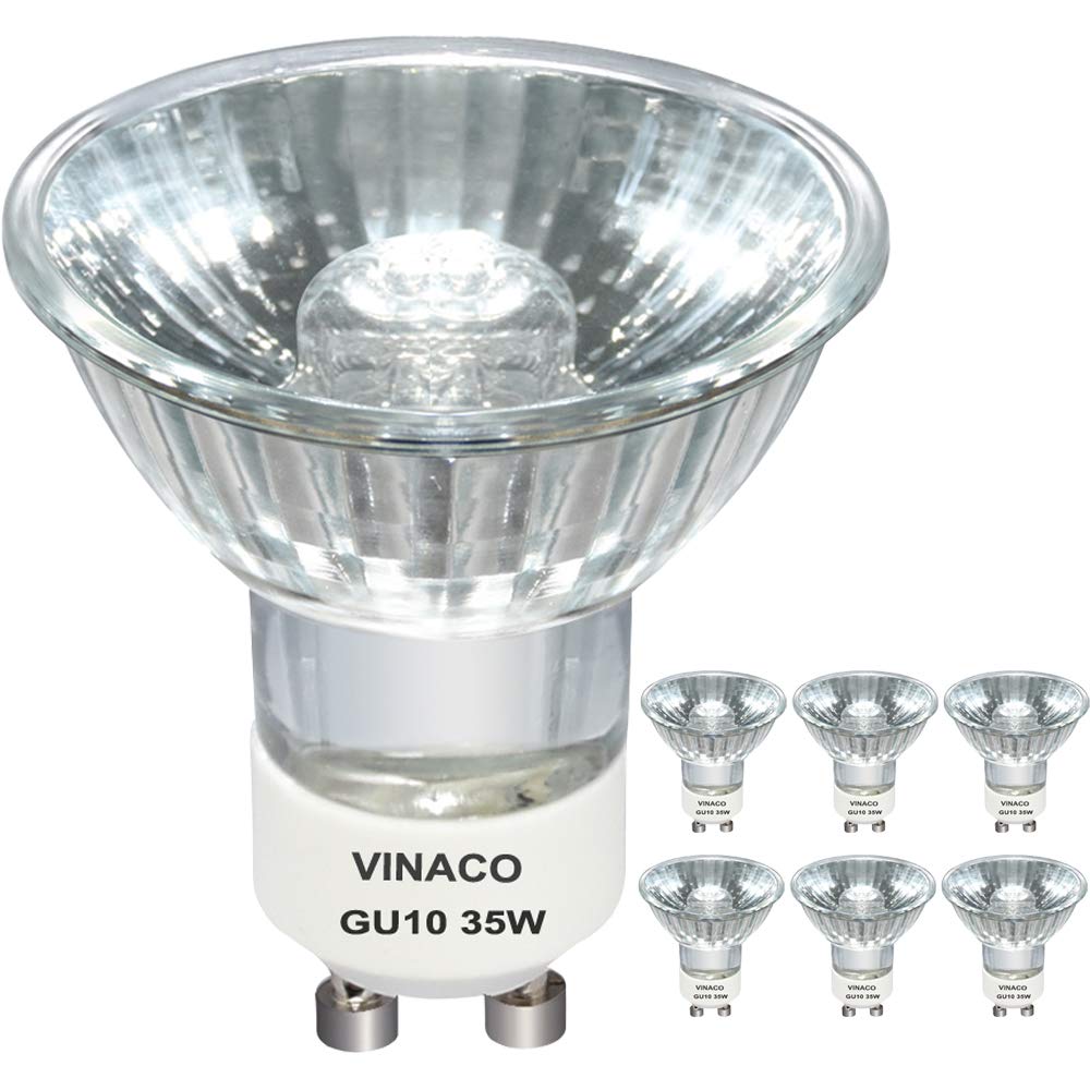 Vinaco GU10 35W dimmable bulb emitting warm glow for home lighting