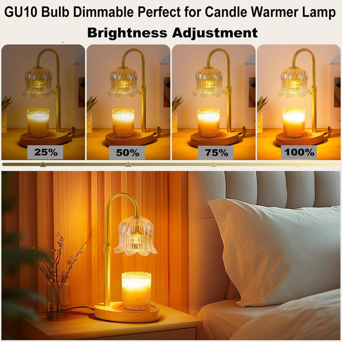 Vinaco GU10 bulb with a 40-degree beam focusing light