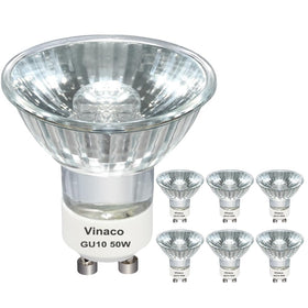 Vinaco GU10 bulb emitting 500lm instant brightness for tasks
